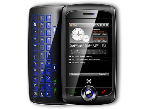 MWg Zinc II Unlocked Smartphone with 2 MP Camera, Windows Mobile 6.1, Wi-Fi, GPS, MicroSD - International Version with No Warranty (Black)