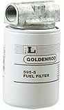 GOLDENROD (595-3/4) Canister Fuel Tank Filter with 3/4" NPT Top Cap