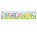 5' Egg Hunt Lawn Banner