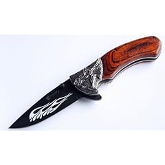 1352 Drachenkopf-Messer Taschenmesser, Sammlermesser Messer mit Drachenrelief