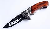 1352 Drachenkopf-Messer Taschenmesser, Sammlermesser Messer mit Drachenrelief