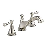 Delta KLDCA-WS-3595H297-PN Cassidy Lavatory Faucet Kit with Metal Lever Handles, Polished Nickel Pol