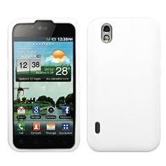 Wei� Silikon H�lle Schutzh�lle Tasche Case f�r LG P970 Optimus Black