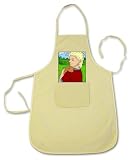100% Cotton Apron with image: human, body, individuals, individual, boy, persons, ferret, humans, people, pet, person