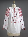 Peasant Style Authentic Blouse like Ana Valerious in Van Helsing Movie or Marion Ravenwood in Indiana Jones, Halloween Costume, Size Medium (8, 10 and 12)