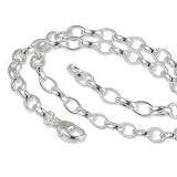 charms SilberDream Halskette 925 Sterling Silber Charm Kette 50cm für Charms Anhänger FC0122