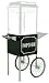 Paragon 1911 Small Popcorn Cart for 4-Ounce Poppers (Black / Chrome)