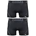 adidas Men's Sport Performance Mesh Trunk Underwear (2-Pack), Black/Thunder Black/Thunder, LG