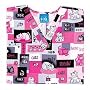 Cherokee Uniforms Here Kitty Kitty V-Neck Medical Scrub Top (Size XS-5X)