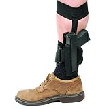 Ankle Holster Size 12 Black Left Hand Glock 26, 27, 33