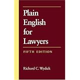Plain English for Lawyers (5th Edition)