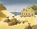 Art Poster Print - Summer Rental - Artist: Susan Stallman - Poster Size: 10 X 8 inches