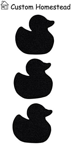 Duck Chalkboard Stickers - Set of 20 Blackboard Rubber Ducky Labels