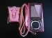 Hard Crystal Case for 4GB 8GB Microsoft Zune - Pink
