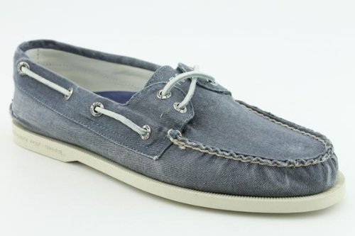 SPERRY Topsider Authentic Original Canvas Plaid Mens Boat Shoes