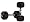 Rubber Octagonal Dumbbell 45 lb