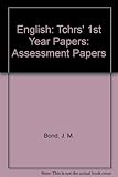 First year assessment papers in English.