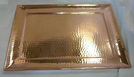 Old Dutch 13½¿ x 18¿ Décor Copper Rectangular Hammered Tray