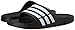 adidas Duramo Slide Sandal,Black/White/Black,12 M US