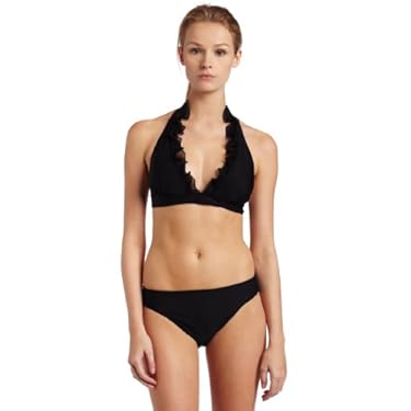 Gottex Womens Soiree Ruffle Halter Bikiniblack8