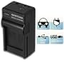 Ladeger�t 4 in 1 f�r Panasonic Lumix DMC TZ40 TZ41 ZS30 TS5 FT5 EG f�r Akku Panasonic DMW BCM13 E von Bundlestar -- NEUHEIT mit Micro USB Anschluss