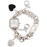 XOXO Womens XO7026 Silver Dial Silver-tone Cha