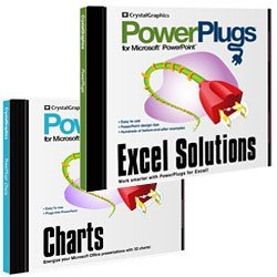 Click here to buy PowerPlugs: Excel Solutions Combo by CrystalGraphics Inc..