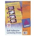 AVERY IN-HOUSE 50 Sheets of Lamination Paper