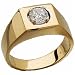 1/2Ct.T.W. Round Brilliant Cut Diamond, 14Kt. Yellow Gold