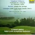 Vaughan Williams: Fantasia on a Theme by Thomas Tallis; Barber: Adagio for Strings; Grainger: Irish Tune from County