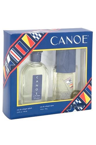 Canoe By Dana For Men. Setcologne Spray 1.8 Ounces & Eau De Cologne 2 Ounces