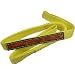 Stren Flex EEF1-901-16 Type 3 Heavy Duty Nylon Flat Eye and Eye Web Sling, 1 Ply, 1600 lbs Vertical Load Capacity, 16' Length x 1" Width, Yellow