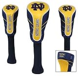 NCAA Notre Dame Fighting Irish Golf Set of Three Nylon Headcovers