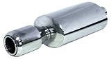 3A Racing 63-0535 Muffler Universal Round Double Layer Tip
