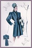 Art Poster, Charcoal Dressy Coat - 18.75 x 27.5