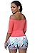 Kearia Womens Sexy Off Shoulder Paisley Print Boho Beach Shorts Rompers Jumpsuit