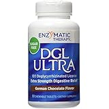 DGL Ultra Sugar Free - German Chocolate Enzymatic Therapy Inc. 90 Chewable