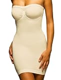 Body Wrap Lites Strapless Bra Slip with Underwire Style 47200
