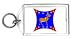 Keychain with wild, tapestries, sheep, animal, mouflon