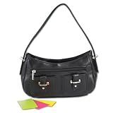 Embassy Zippered Faux Leather Purse