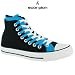 Converse All Star Double Upper Hi-Tops - Black/ Blue