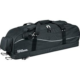 Click here to buy Wilson Wta9737 A9737 Baseball Equipment Bag Black NEW.