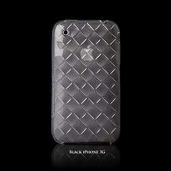 Apple iPod Touch 2G and 3G Hydrocarbon Handwoven Pattern Case (Clear)