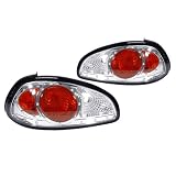 A Pair of Depo Clear Lense with Chrome Housing (Altezza) Tail Lights - Pontiac Grand... by Depo