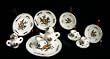 Miniature Fine Porcelain Tea Set with Apricots
