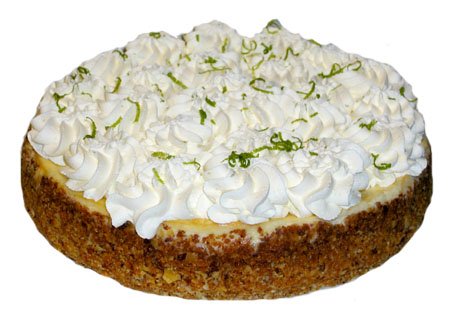 Sugar Free, Gluten Free, Wheat Free Key Lime Cheesecake by A Bountiful Harvest