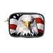 Coin Purse of Bald Eagle with U.S. American Flag