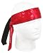 Apparel : Monkey with a Gun Men's Headband - Red / Metallic Red