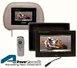 Power Acoustik PT-75HB 7.5" STN-LCD Monitor with Headrest Kit