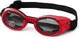Doggles ILS XSmall -Shiny Red / Smoke Lens